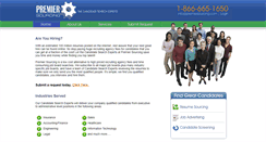 Desktop Screenshot of premiersourcing.com